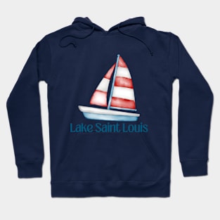 Lake Saint Louis Sailboat Hoodie